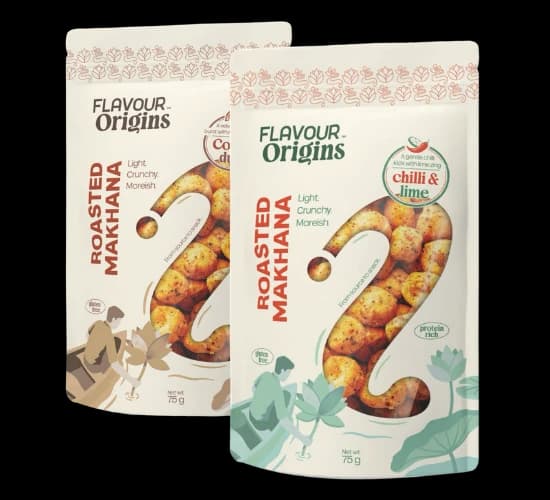 Flavour Origins Makhana product lineup